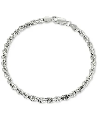 Giani Bernini Rope Bracelet in Sterling Silver, Created for Macy's