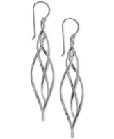 Giani Bernini Pointed Twist Drop Earrings in Sterling Silver, Created for Macy's