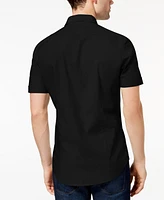 Michael Kors Men's Solid Stretch Button-Front Shirt