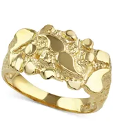 Nugget Statement Ring in 10k Gold