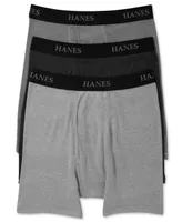 Hanes Men's Big & Tall 3-Pk. Boxer Briefs