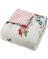 Vera Bradley Coral Floral 3-Pc. Full/Queen Comforter Set
