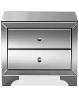 Farrah Mirrored Nightstand