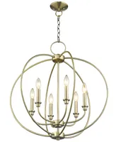 Livex Milania 6- Light Metal Chandelier