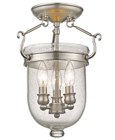 Livex Jefferson Semi Flush Light