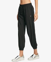 Dkny Sport Mesh-Inset Joggers