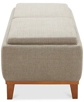 Jollene Fabric Storage Cocktail Ottoman, Created for Macy's