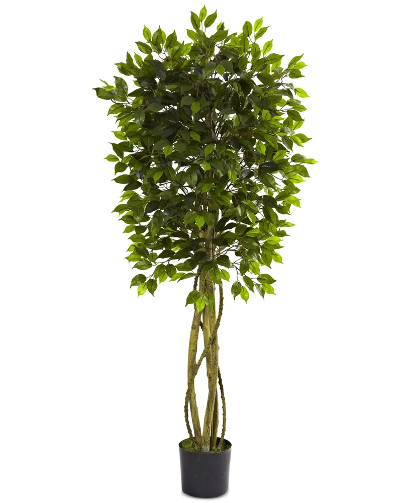 Nearly Natural 5.5' Ficus Uv-Resistant Indoor/Outdoor Tree