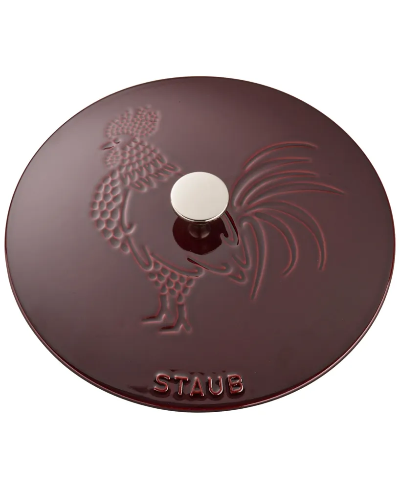 Staub Cast Iron 3.75-qt Essential French Oven & Rooster Lid