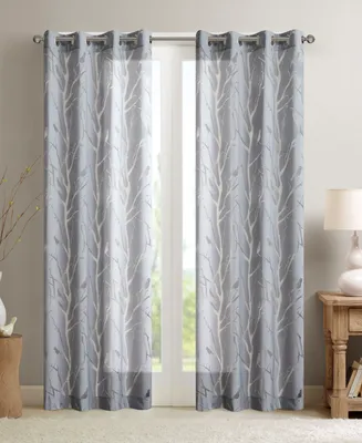 Madison Park Averil Grommet Top Sheer Window Curtain, sheer Curtain