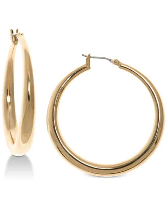 Lauren Ralph Gold-Tone Graduated Hoop Earrings