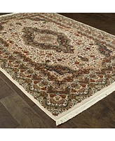 Oriental Weavers Masterpiece Kerman Ivory 2'3" x 10' Runner