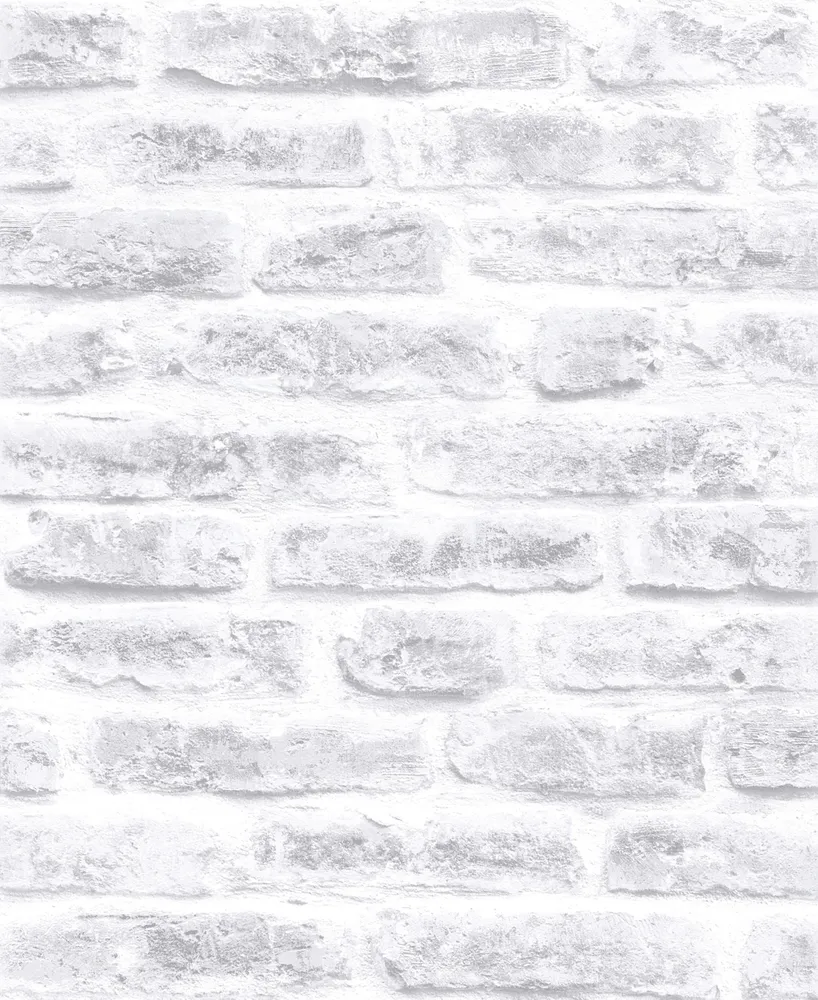 Graham & Brown Brick White Wallpaper