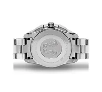 Rado Men's Swiss Chronograph Hyperchrome Stainless Steel Bracelet Watch 45mm