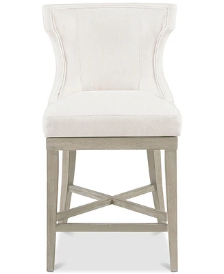 Madison Park Carson 25.25" High Counter Stool with Swivel Seat