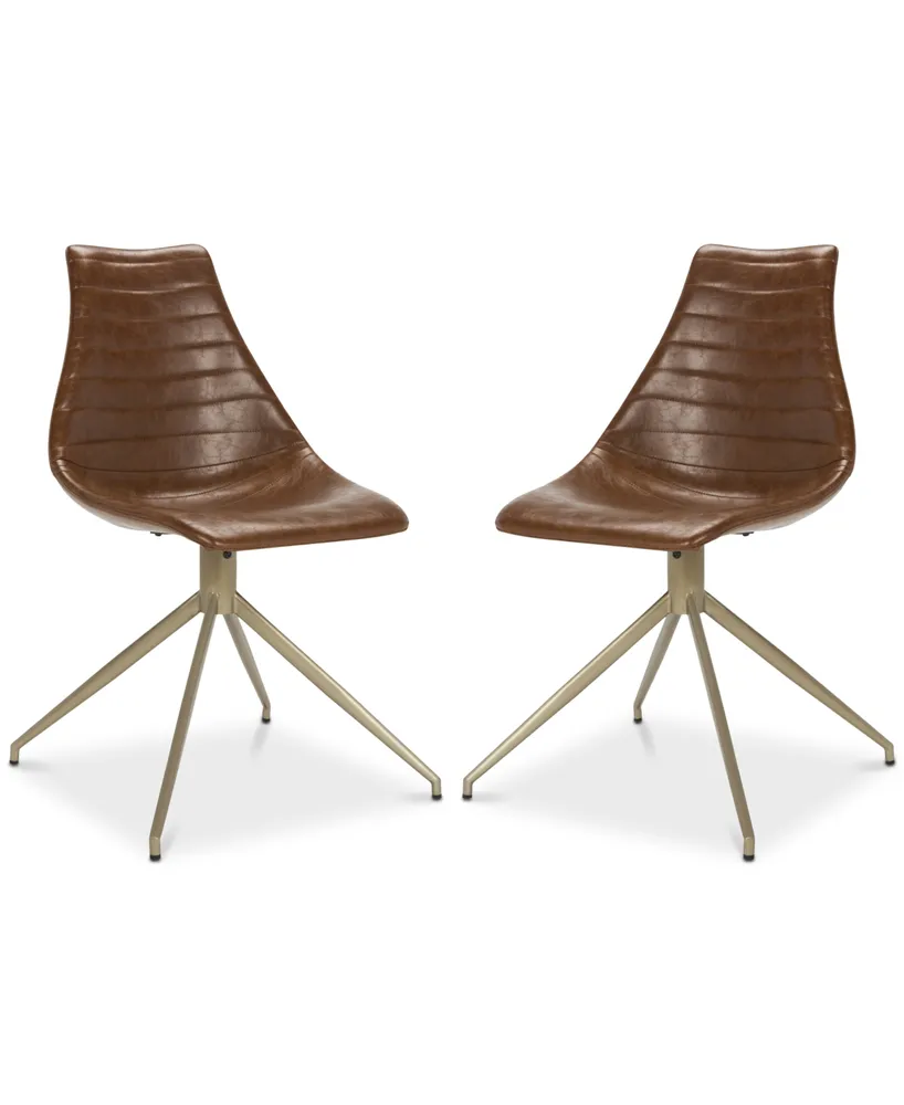 Abbe Faux Leather Dining Chair (Set Of 2)