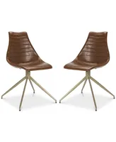 Abbe Faux Leather Dining Chair (Set Of 2)