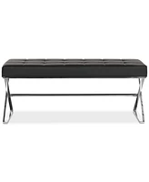Maran Faux Leather Bench