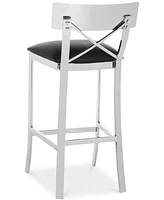 Elward Faux Leather Bar Stool