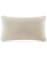 Ink+Ivy Bree Chunky-Knit Decorative Pillow Cover, 12" x 20"