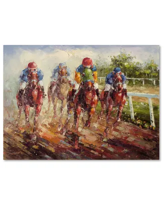 Rio 'Kentucky Derby' Canvas Art