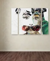 Ines Kouidis 'Audrey' Multi Panel Art Set Large