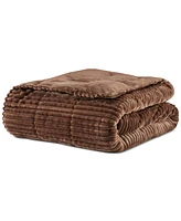 Madison Park Parker Plush Down Alternative Corduroy Throw, 60" x 70"