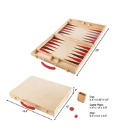 37-Pc. Wood Backgammon Game
