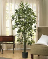 Nearly Natural 6' Artificial Bamboo Silk Tree