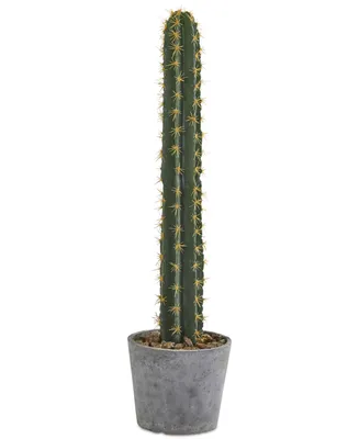 Nearly Natural 41'' Artificial Cactus in Stone Planter