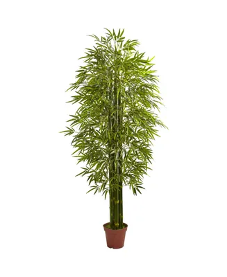 Nearly Natural 7' Indoor/Outdoor Uv-Resistant Artificial Bamboo Tree