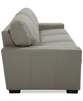 Ennia 82" Leather Sofa, Created for Macy's