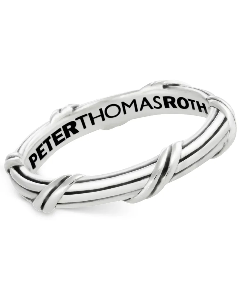 Peter Thomas Roth Overlap Band Sterling Silver 3MM