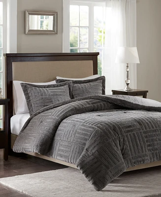 Madison Park Arctic -Pc. Faux Fur Comforter Set