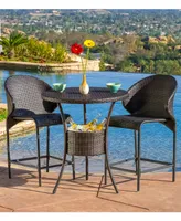 Gerren 5-Pc. Bistro Bar Set with Ice Pail