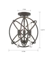 Livex Aria 3 Light 12" Pendant