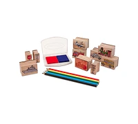 Melissa and Doug Kids Toys, Kids Car Blocks Stamp Set