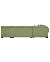 Radley -Piece Fabric Chaise Sectional Sofa