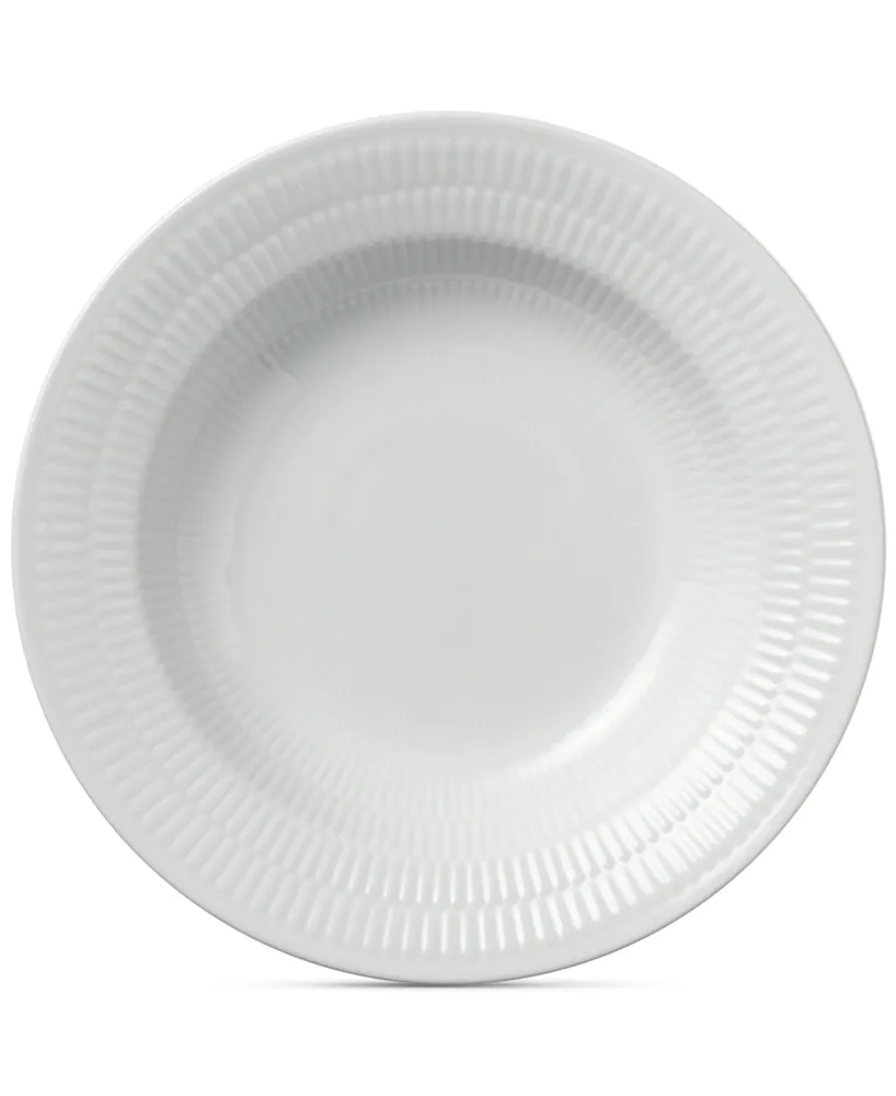 Royal Copenhagen White Fluted Rim Soup Bowl