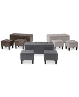 Poway 3-Pc. Ottoman Bench