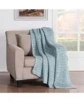 Oscar Oliver Luca Chunky Knit Throw, 50" x 60"