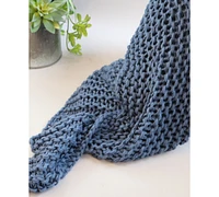 Oscar Oliver Luca Chunky Knit Throw, 50" x 60"