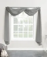 No. 918 Sheer Voile Rod Pocket Curtain Panel, 216" x 59"