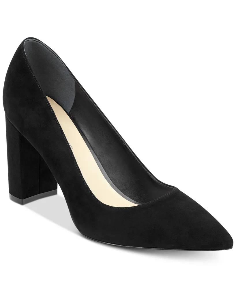 Marc Fisher Women's Viviene Slip-On Block Heel Dress Pumps