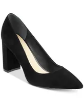 Marc Fisher Women's Viviene Slip-On Block Heel Dress Pumps