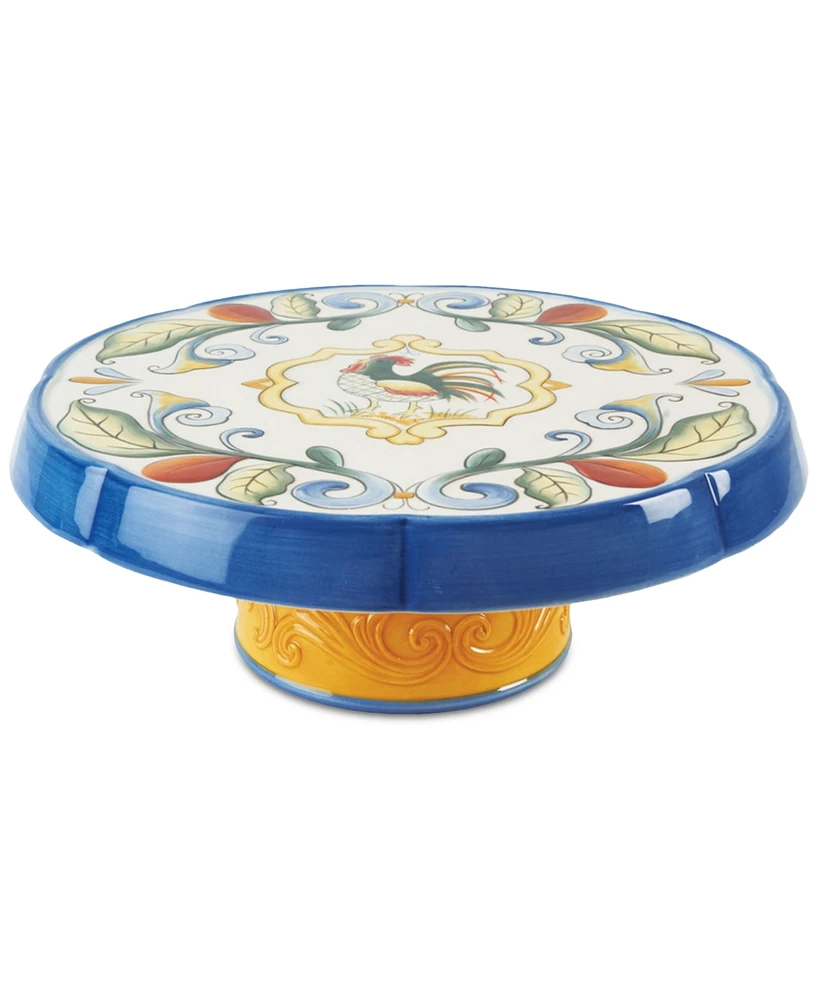 Fitz and Floyd Ricamo Multi-Purpose Chip and Dip Serving Stand