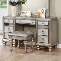 Rosebank Seven-Drawer Vanity Desk