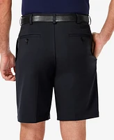 Haggar Men's Cool 18 Pro Classic-Fit Stretch Pleated 9.5" Shorts