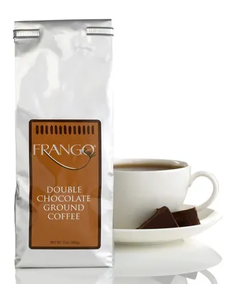 Frango Chocolates Flavored Coffee, 12 oz Double Chocolate Valve Bag