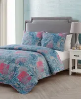 Vcny Home Ava Paisley 3-Pc. Full/Queen Quilt Set